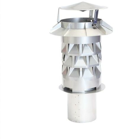 Chapeau Windkat pour cheminée de dimension intérieure Ø 176 mm
