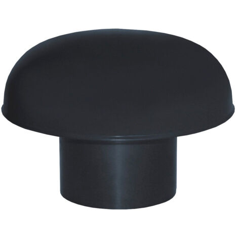 Chapeaux de ventilation PVC sans moustiquaire - Ardoise - Ø200mm