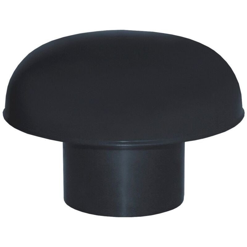 First Plast - Chapeaux de ventilation pvc sans moustiquaire - Ardoise - Ø75mm