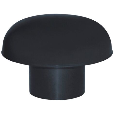 Chapeaux de ventilation PVC sans moustiquaire - Ardoise - Ø75mm