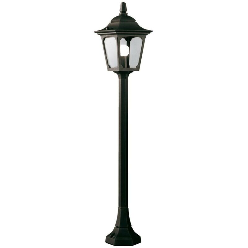 Elstead Chapel Mini - 1 Light Outdoor Post Lantern Black IP44, E27
