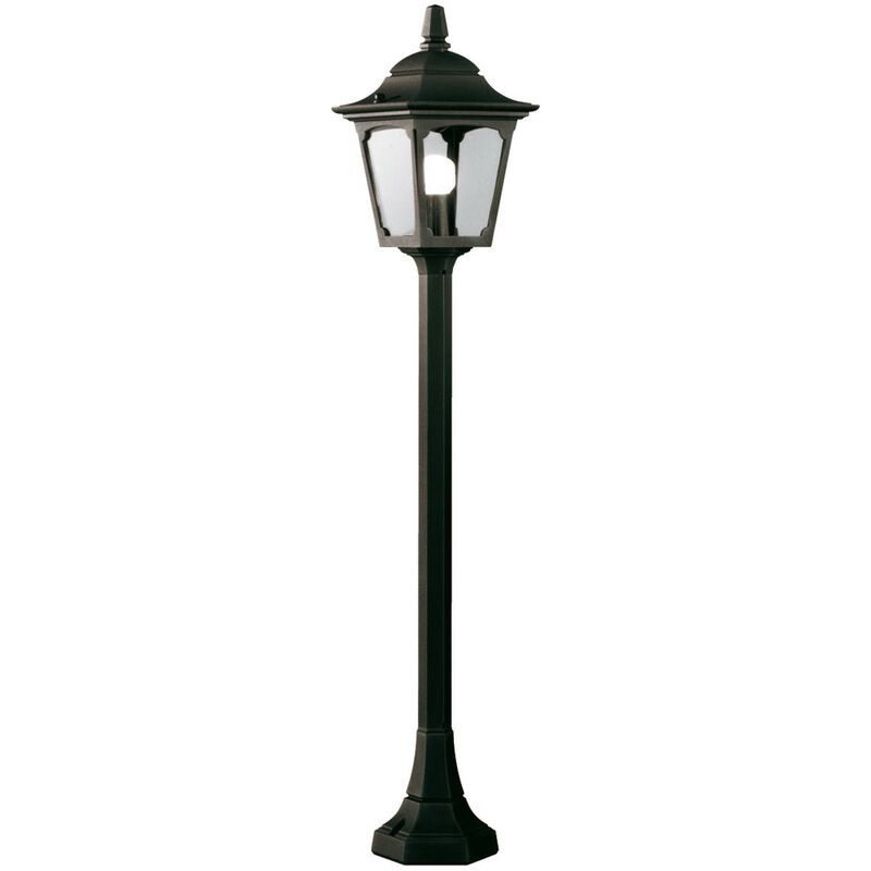 Chapel Mini - 1 Light Outdoor Post Lantern Black IP44, E27 - Elstead