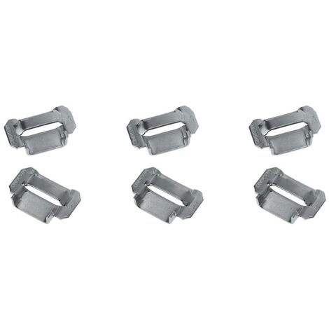 Chapes pour feuillard inox, largeur 10 mm, boîte de 100 pièces - SERFLEX