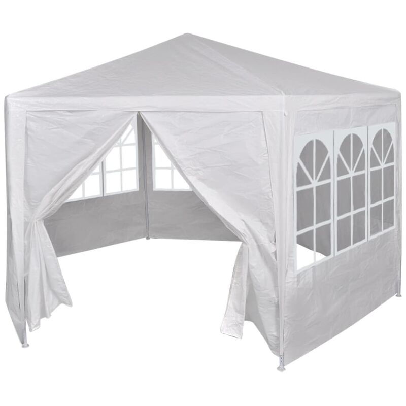 Youthup - Chapiteau avec 6 murs latéraux blanc 2x2 m