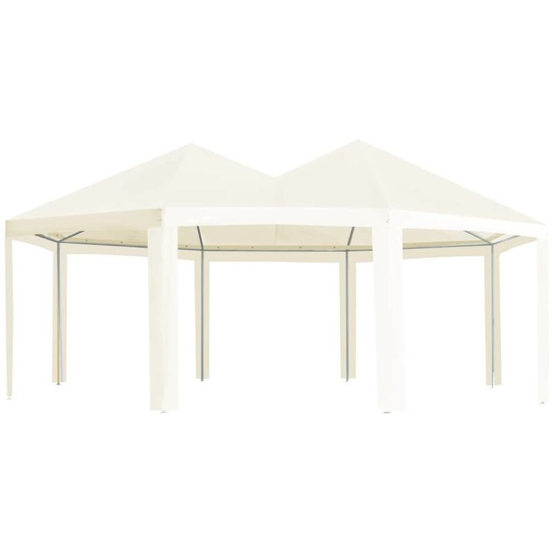 VidaXL Chapiteau d'ext¨¦rieur Cr¨¨me 600 x 440 x 330 cm