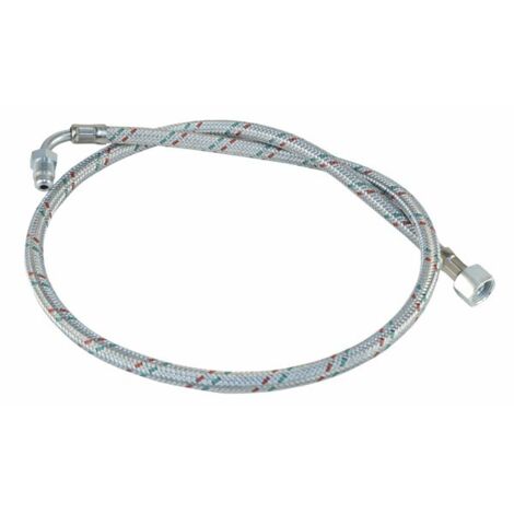 Chappee – Flexible chauffage central 90° – Filetage plomberie 1/4' – Raccord 2 – Pression 3 bar – Installation professionnelle recommandée - S58366626