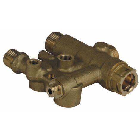 Chappee – Vanne papillon 3 voies – Raccord 2 pouces – Lot de 1 – Pour installations sanitaires – Débit optimisé pour fluides