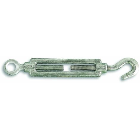 Chapuis 340/6Z Tenditore 1 occhiello + 1 gancio - Acciaio zincato - 60 kg - Per cavo di diametro 6 mm
