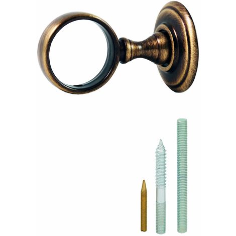 Chapuis AR1 Anello - Ottone patinato verniciato - Diametro interno 35 mm - Per corda di diametro 32 mm