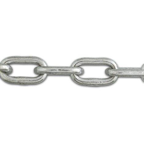 Chapuis BS1 Bobina di catena saldata, maglia corta, in acciaio zincato, 20 kg, diametro 2 mm x 25 m