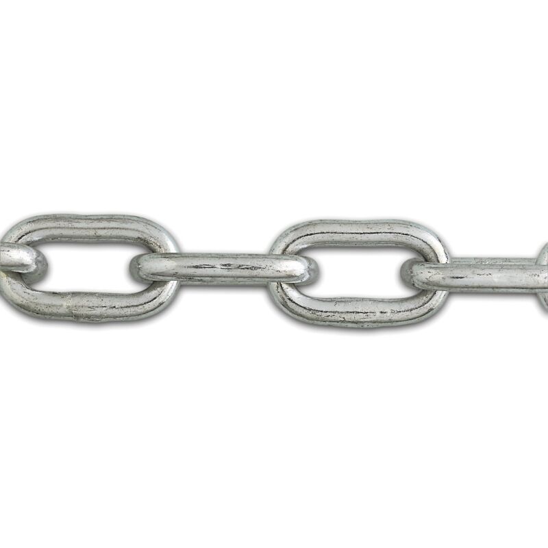 BS1 Bobina di catena saldata, maglia corta, in acciaio zincato, 20 kg, diametro 2 mm x 25 m - Chapuis