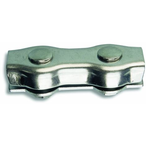 Chapuis CPI6 Serracavi 2 bulloni - Acciaio inossidabile - Per cavo di diametro di 6 mm