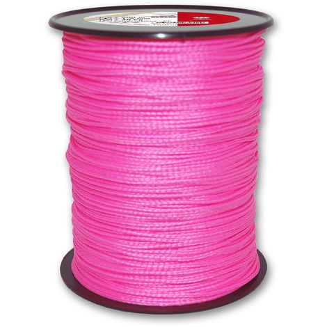 Chapuis DR152 Corda intrecciata in polipropilene - 40 kg - Diametro 1,5 mm - Lunghezza 200 m - Rosa