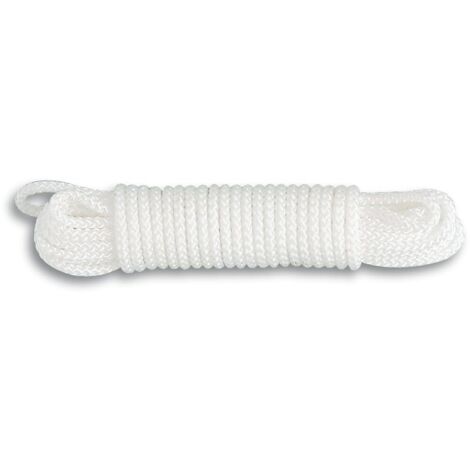 Chapuis DR3 – Corda in polipropilene intrecciata – Resistenza alla rottura indicativa 150 kg – Diametro 3 mm – Lunghezza 10 m – Bianco