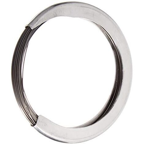 Chapuis FIP8 Corda per pianoforte. Materiale: acciaio C85. Diametro: 0,8 millimetri-Lunghezza: 19 metri-Colore: grigio metallo