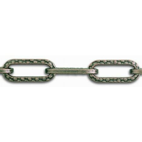 Chapuis LVBL41 Catena lustrerie - Filo di acciaio martellato rivestito di bronzo - 32 kg - Diametro 4 mm - Lunghezza 1,5 m