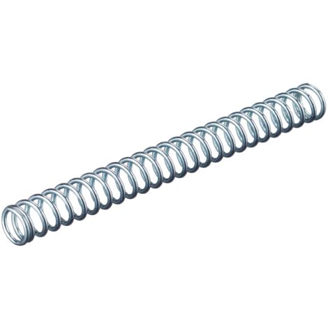 Chapuis RSC8 Set di 6 molle di compressione - Acciaio zincato - Carico di lavoro indicativo 4 kg - Diametro 6 mm - Lunghezza 60 mm, grigio, set di 6 pezzi, argento