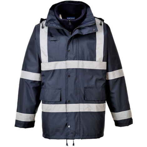 Chaqueta 3 en 1 Iona Traffic impermeable visibilidad realzada PORTWEST S431 XXXL Azul marino
