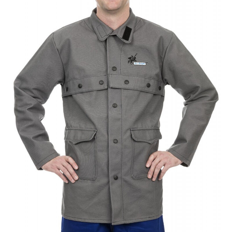 

Chaqueta de algodón ignífugo para soldador WELDAS Arc Knight | XL