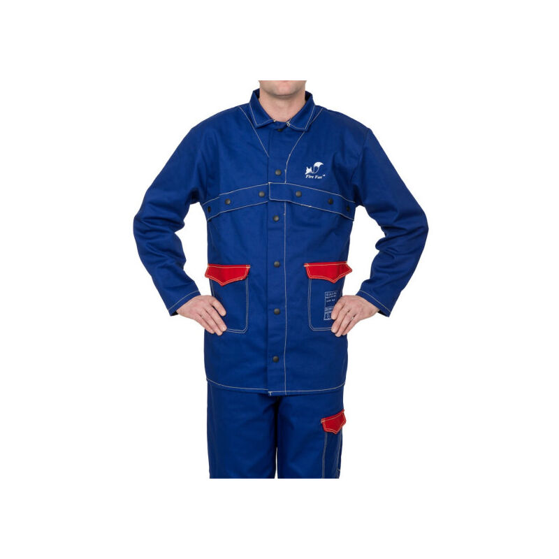 

Chaqueta azul ignífuga Fire Fox | M - Weldas