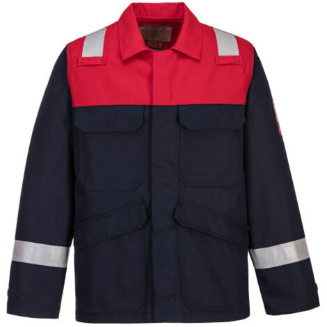Chaqueta Bizflame Plus: Seguridad y Comodidad / Azul marino / 4XL