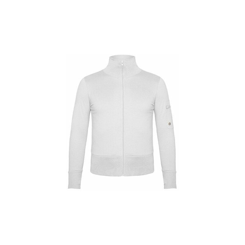 

Chaqueta casual de cuello alto con cremallera PELVOUX CQ1197 | Blanco - L