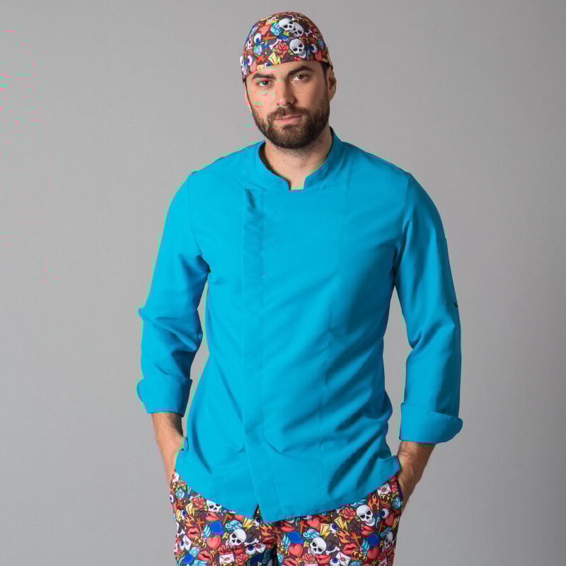 

Chaqueta para hombre en manga larga 100% microfibra GARY'S Vidal | XS - Turquesa