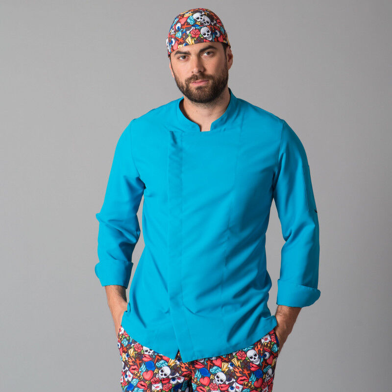 

Chaqueta para hombre en manga larga 100% microfibra GARY'S Vidal | S - Turquesa