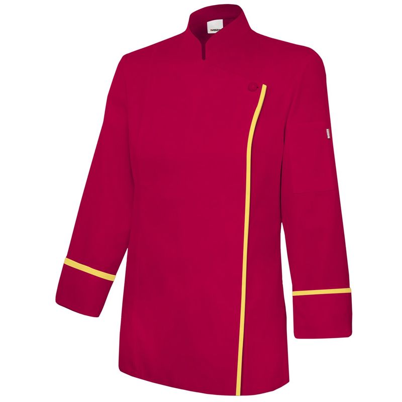 

Velilla - CHAQUETA COCINERA TC BICOLOR Rojo Coral 42