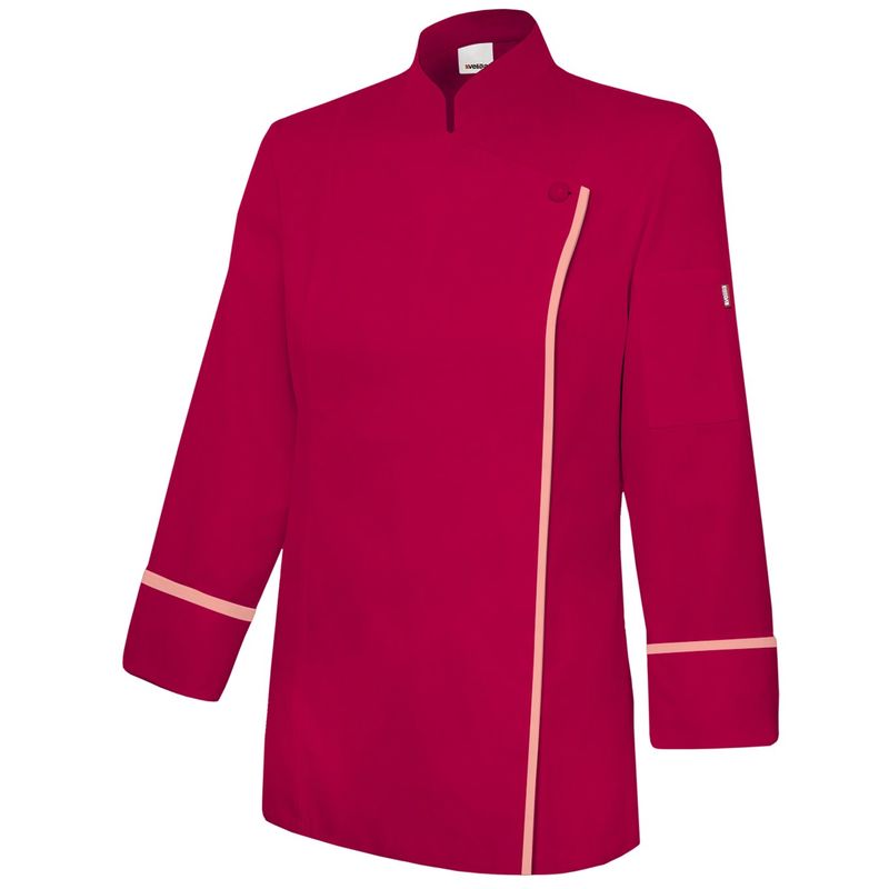 

Velilla - CHAQUETA COCINERA TC BICOLOR Rojo Coral 48