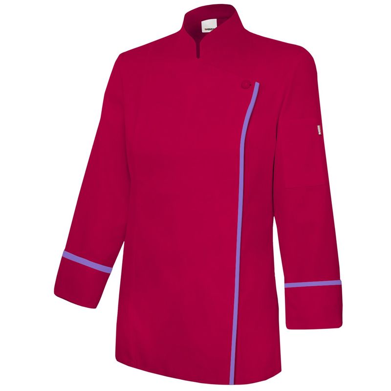 

Velilla - CHAQUETA COCINERA TC BICOLOR Rojo Coral 46