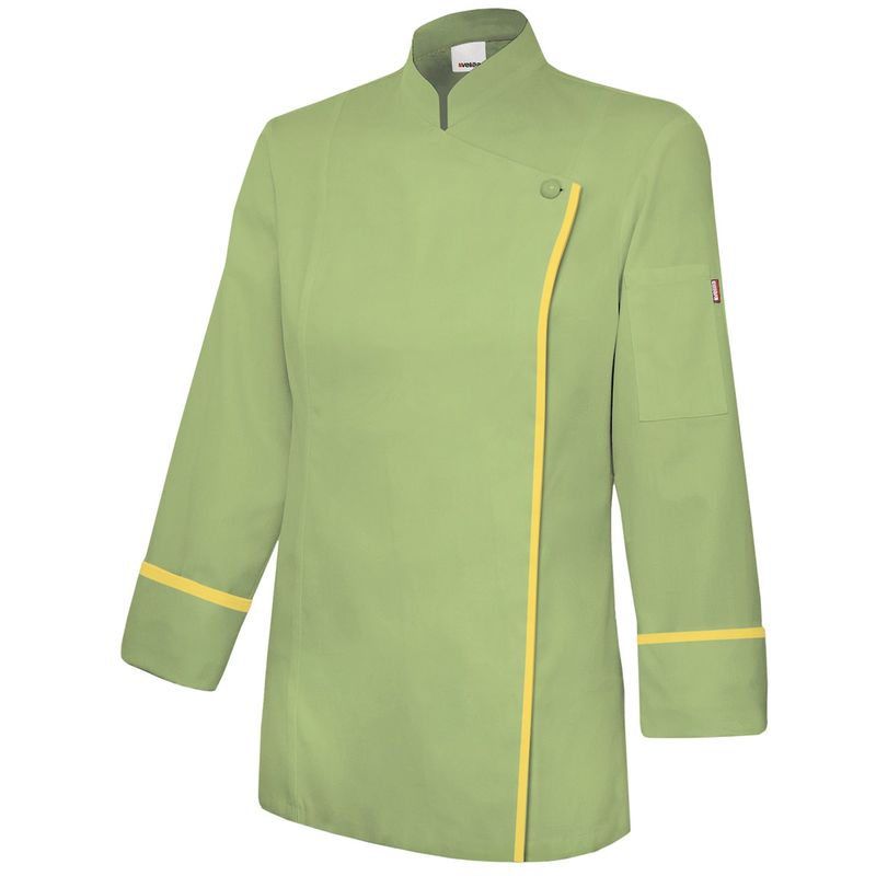 

Velilla - CHAQUETA COCINERA TC BICOLOR Verde Lima 40