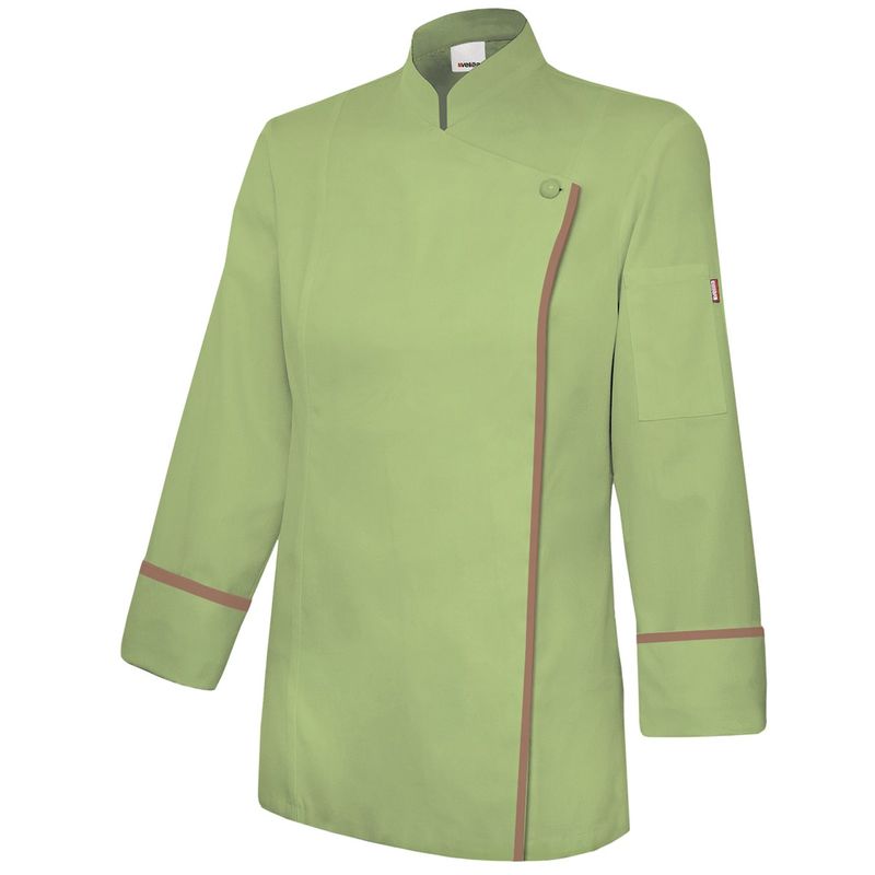 

CHAQUETA COCINERA TC BICOLOR Verde Lima 46