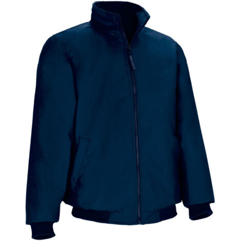 Chaqueta con polar interior y tres bolsillos, con tejido impermeable BALAK S Azul marino orión