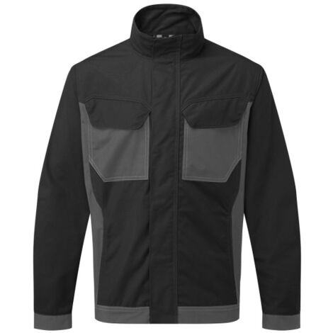 Chaqueta corporativa combinada de tejido de IonaWX3 Industrial Wash T745 XXXL Negro