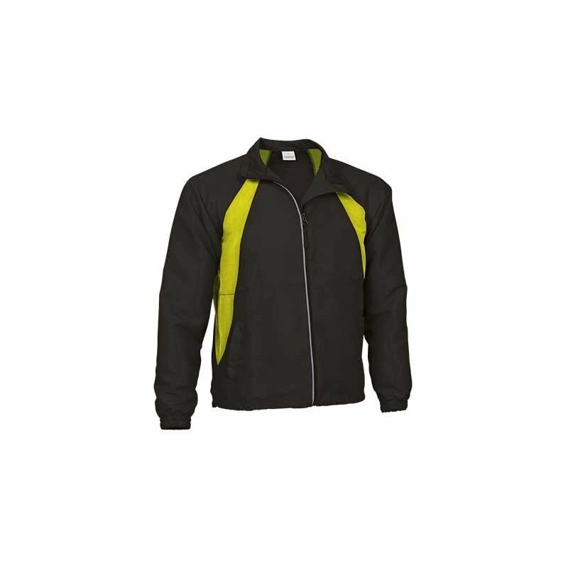 

Chaqueta cortavientos Boston | XXL - Negro/Amarillo Fluor - Valento