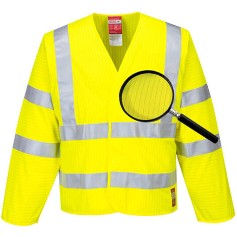 Chaqueta de alta visibilidad, antiéstática - Resistente a la llama Amarillo XX/3X