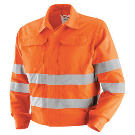 Chaqueta de alta visibilidad azul talla XXL – reforzada con bandas reflectantes