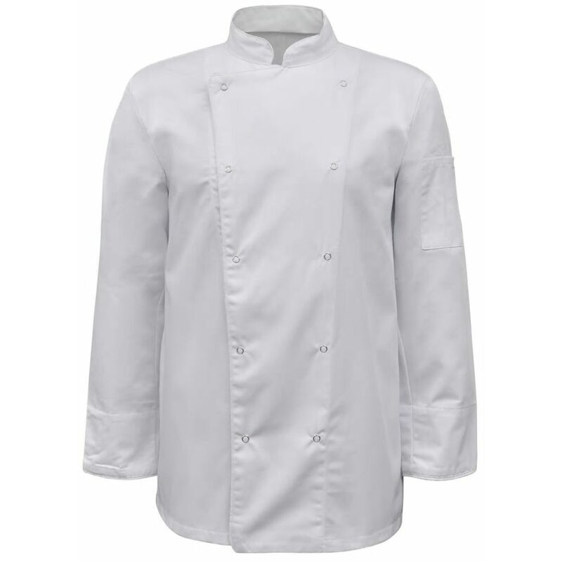 

Chaqueta de chef manga larga talla XL blanca 2 unidades