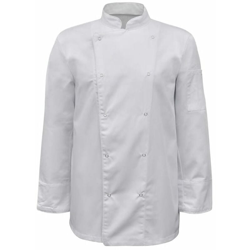 

Chaqueta de chef manga larga talla XL blanca 2 unidades
