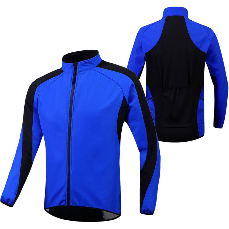 

Asupermall - Chaqueta de ciclismo calida de invierno impermeable a prueba de viento grueso chaqueta de lana termica abrigo chaqueta de ciclismo para