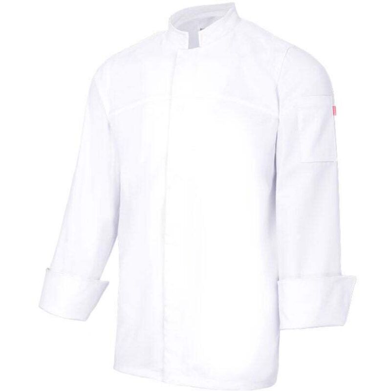 

Velilla - CHAQUETA DE COCINA 100% ALGODÓN CON CIERRE CENTRAL Blanco 56