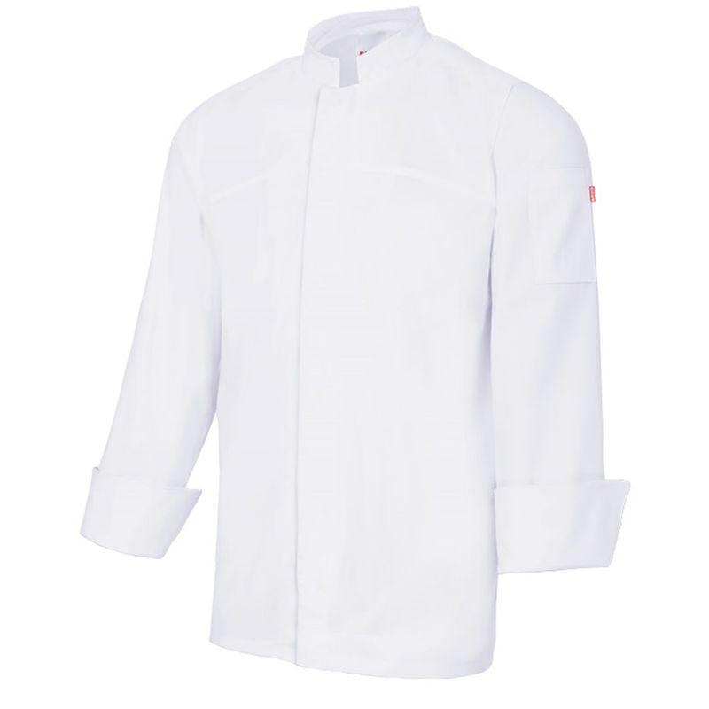 

Velilla - CHAQUETA DE COCINA 100% ALGODÓN CON CIERRE CENTRAL Blanco 58