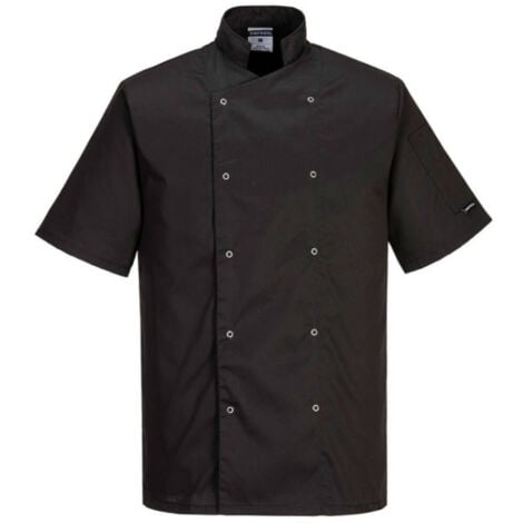 Chaqueta de cocina chef Cumbria Unisex bolsillo manga bolígrafo PORTWEST C733