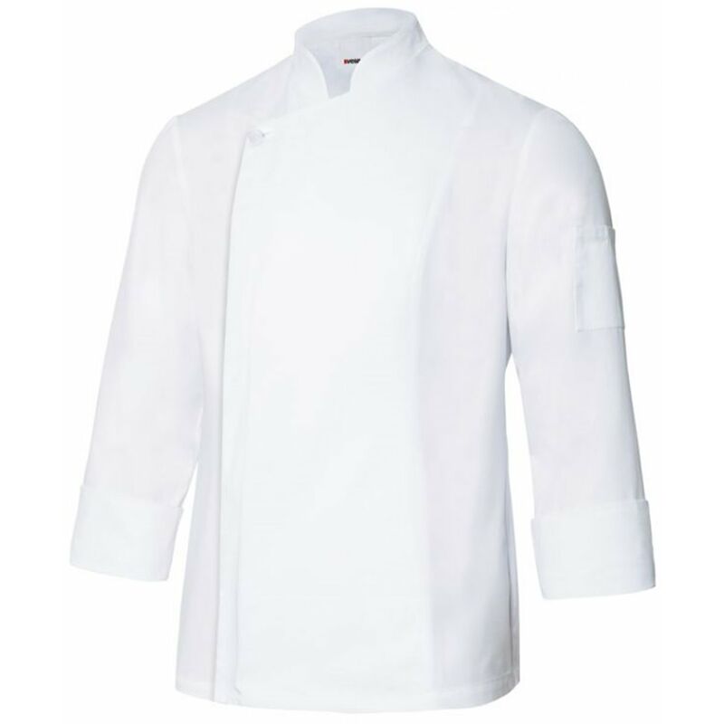 

Velilla - CHAQUETA DE COCINA CON CREMALLERA Blanco 56