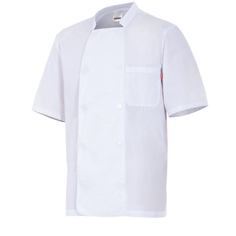 

CHAQUETA DE COCINA MANGA CORTA Blanco XS