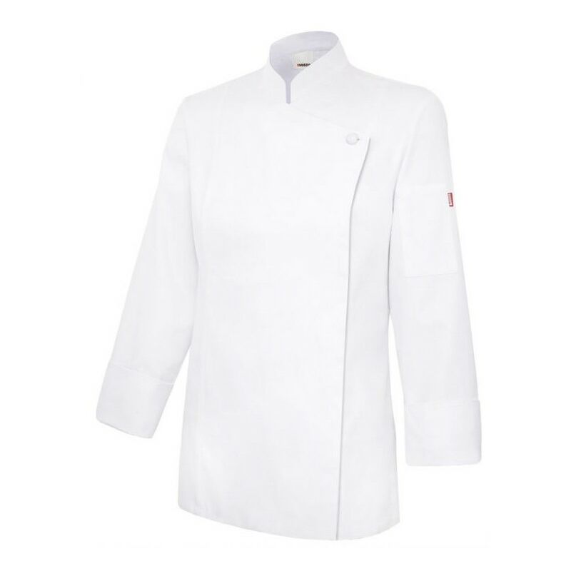 

Velilla - CHAQUETA DE COCINA MUJER CON CREMALLERA Blanco 48