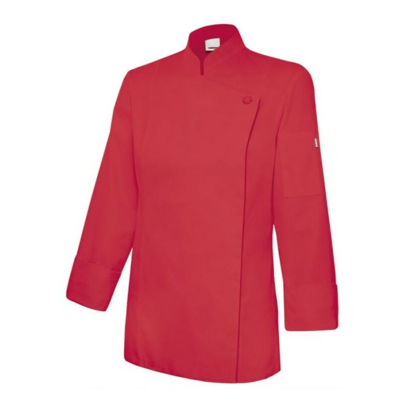 

Velilla - CHAQUETA DE COCINA MUJER CON CREMALLERA Rojo Coral 42