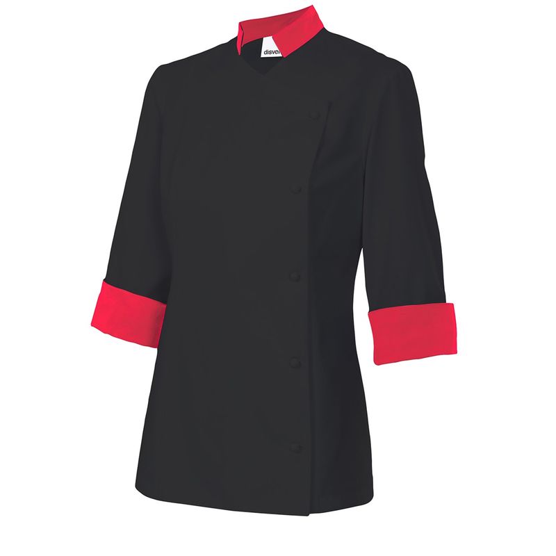 

CHAQUETA DE COCINERA Negro 42