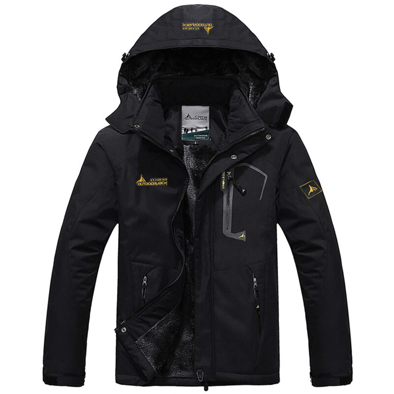 

Happyshop - Chaqueta de esqui impermeable de montana Chaqueta a prueba de viento Chaqueta de snowboard Chaqueta calida de invierno para hombres y